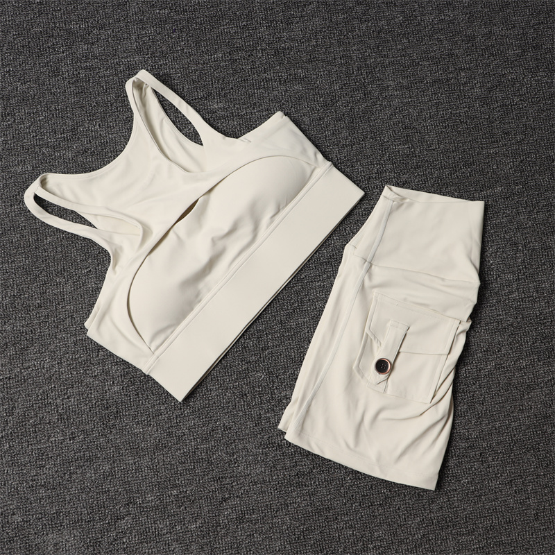 Pilates Yoga Set - Fitness Shorts Yoga Sets Women's Tracksuit