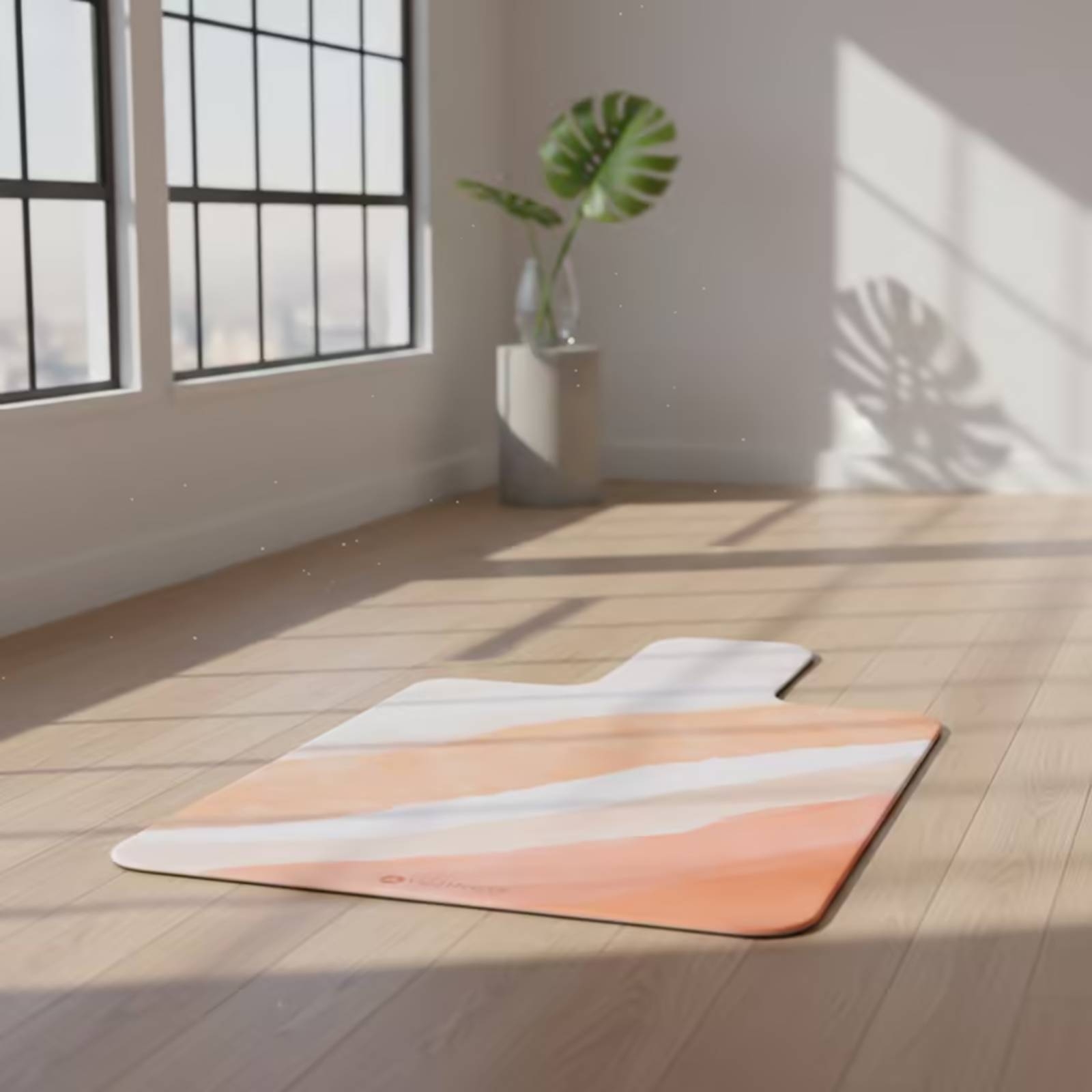 Pilates & Yoga Reversible Mockneck Sweatshirt - Exercise Mat Suede Pilates Mat Non