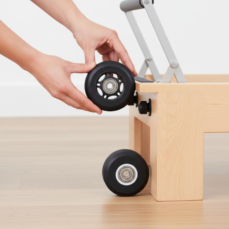 Pilates & Yoga Reversible Mockneck Sweatshirt - Pilates Reformer Wheel,Pilates Core Bed Part