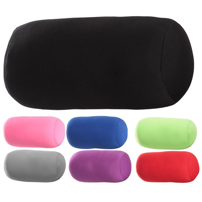 Bolster Cushion Round - Round Cervical Pillow portable Tube Microbead