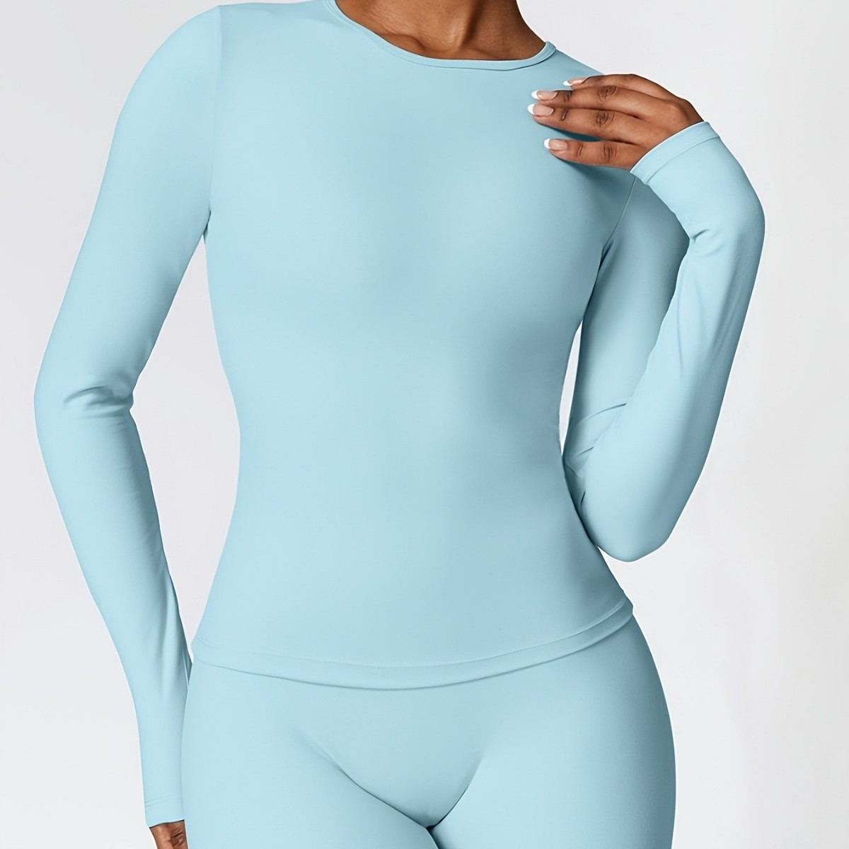 Tight-fitting yoga suit slim l - Pilates & Yoga Reversible Mockneck Sweatshirt ulasan dan harga