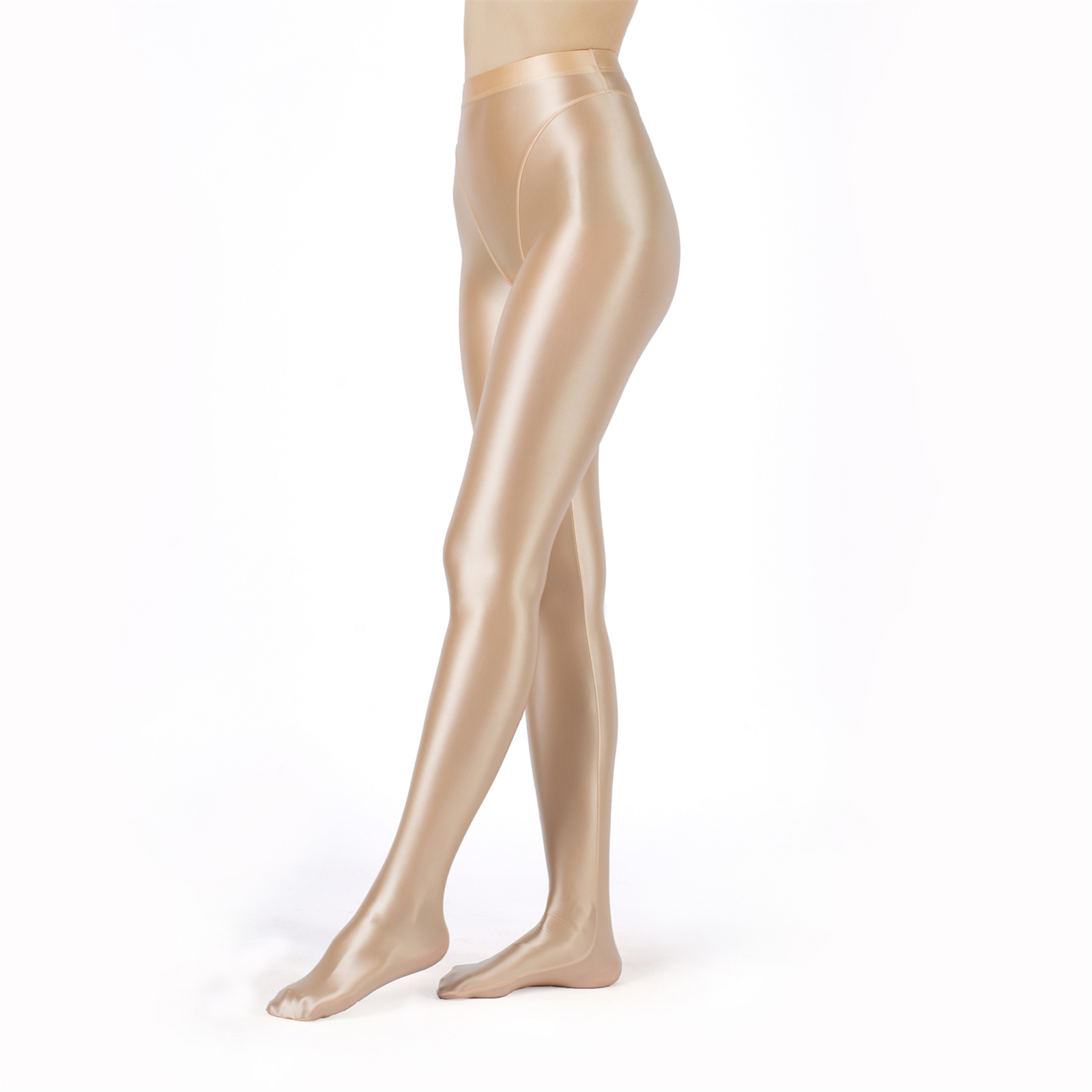 Womens Oil Shiny Tights Pants  - Pilates Yoga Legging ulasan dan harga