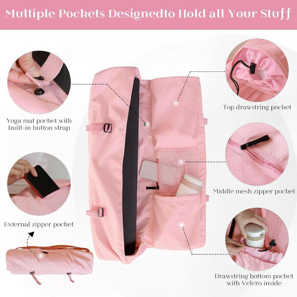 New Design Waterproof Yoga Mat - Yoga Mat Bag Carrier ulasan dan harga