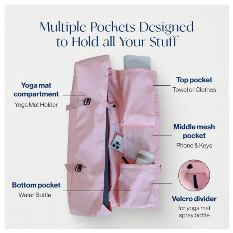 Yoga Mat Bag with Water Bottle - Yoga Mat Bag Carrier ulasan dan harga