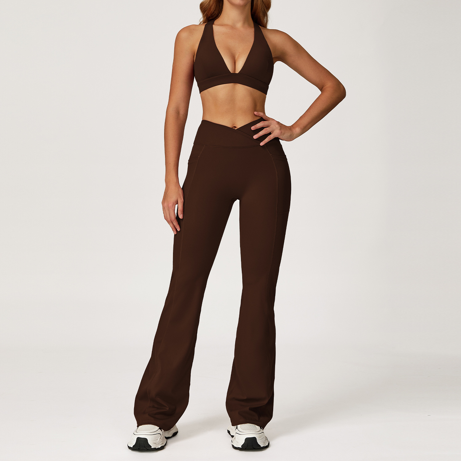 2PCS Fitness Suit Yoga Pilates - Pilates Yoga Legging ulasan dan harga