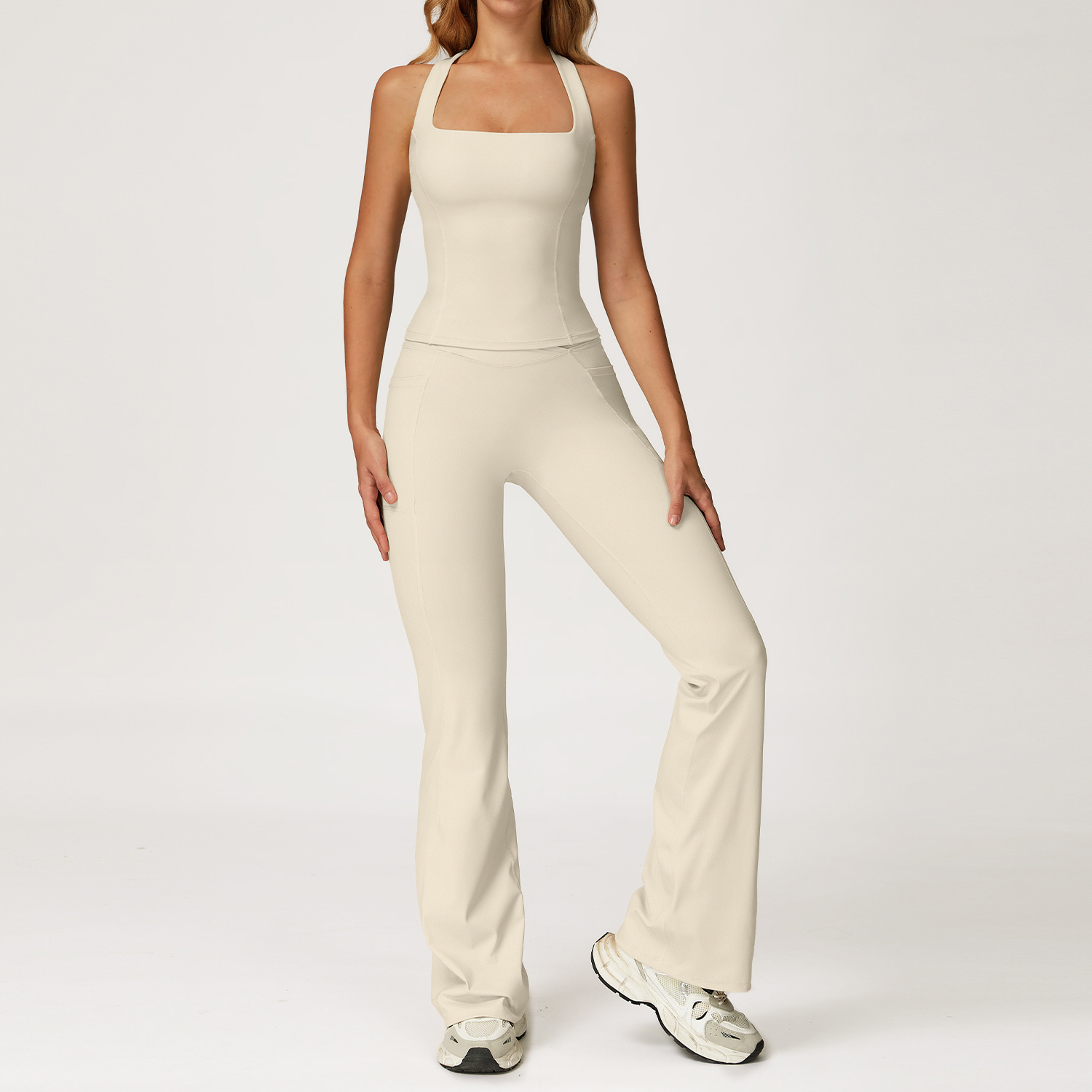 2PCS Fitness Suit Yoga Pilates - Pilates Yoga Legging ulasan dan harga