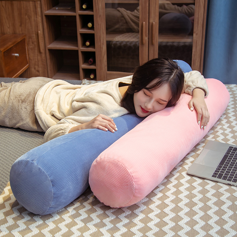 Soft Long Cylindrical Pillowca - Bolster Cushion Round ulasan dan harga