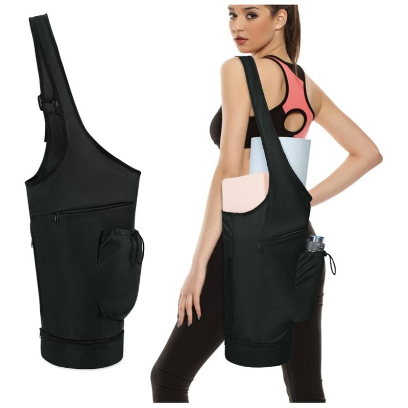 Large opening long handle yoga - Yoga Mat Bag Carrier ulasan dan harga