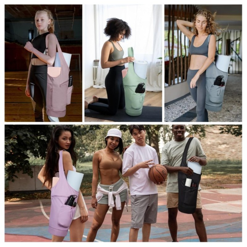 Large opening long handle yoga - Yoga Mat Bag Carrier ulasan dan harga