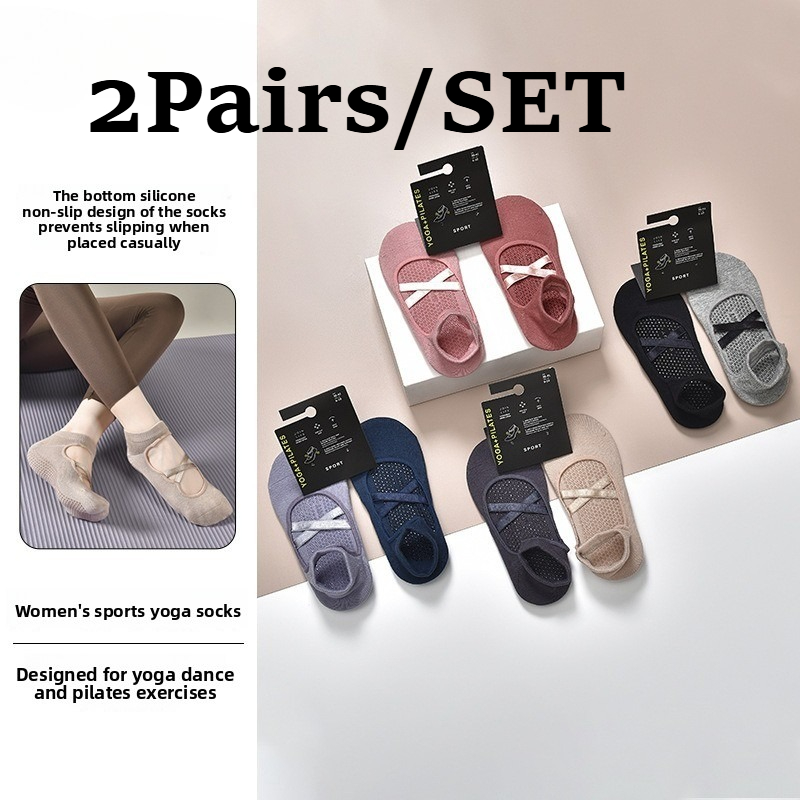 2 Pairs Breathable Cotton Swea - Pilates Yoga Kit ulasan dan harga