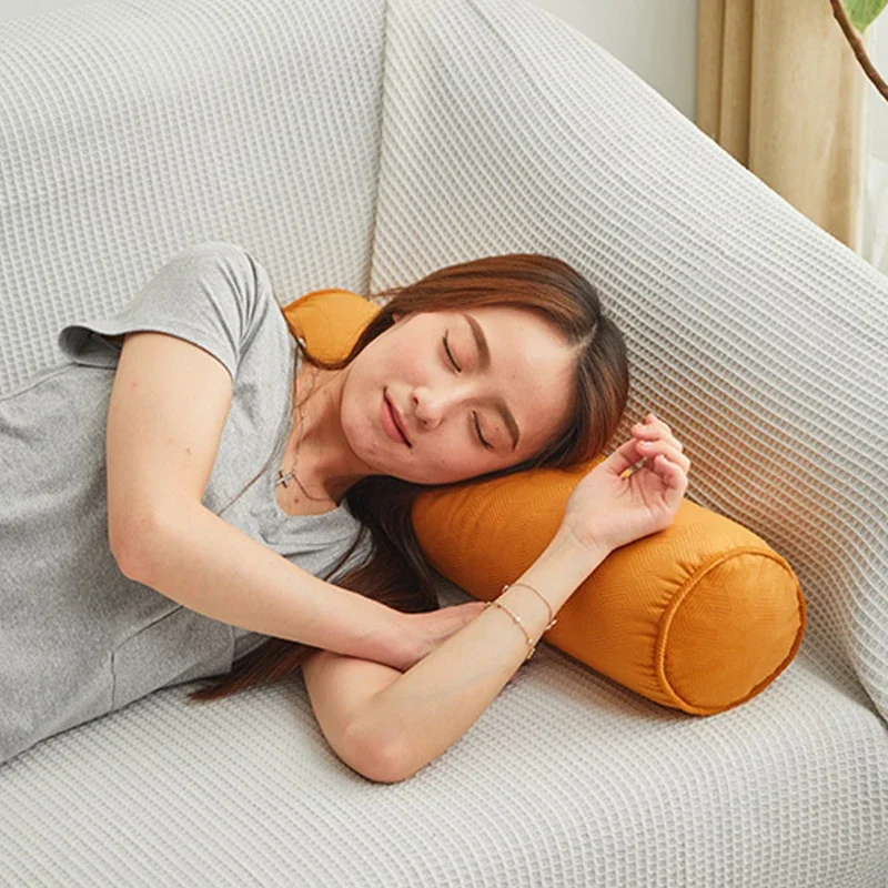 Round Removable Bed Pillows Ro - Bolster Cushion Round ulasan dan harga