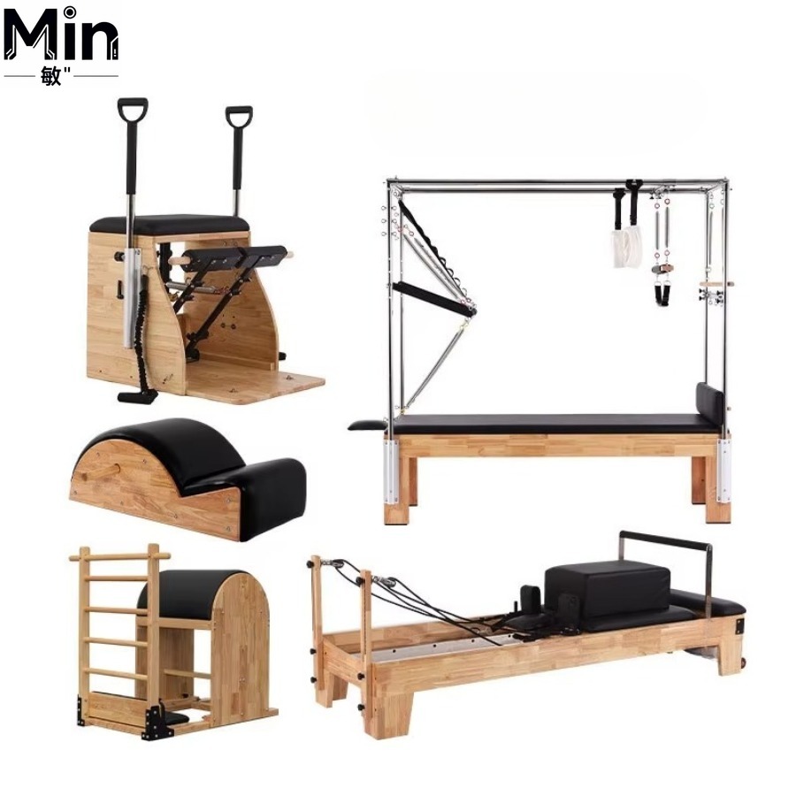 5 Pcs Set Wood Pilates Reforme - Pilates Yoga Machine ulasan dan harga