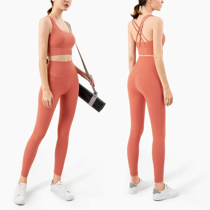 Summer New 2 Piece Yoga Clothe - Pilates Yoga Legging ulasan dan harga