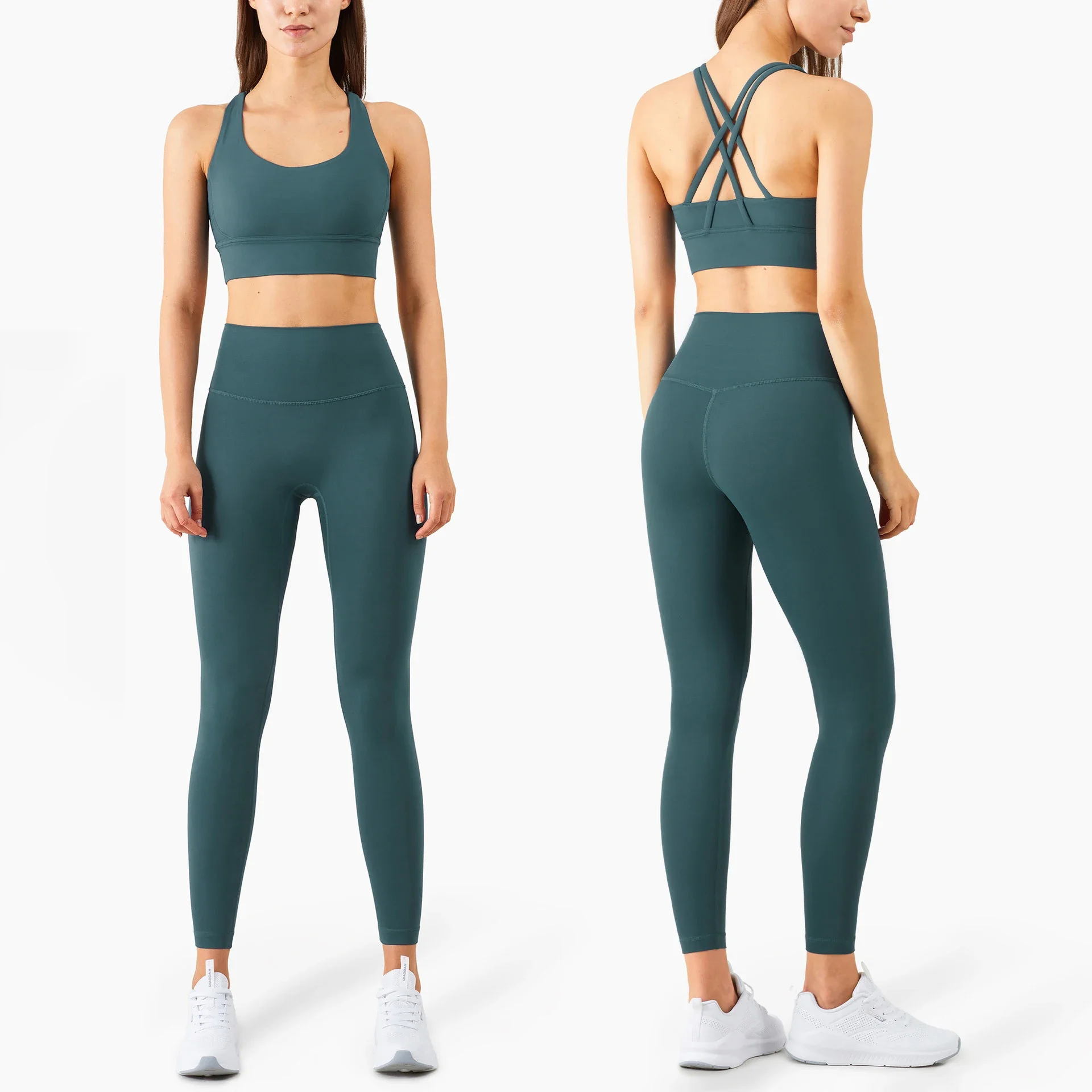Summer New 2 Piece Yoga Clothe - Pilates Yoga Legging ulasan dan harga