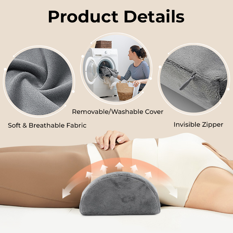 Half Moon Bolster Body Pillow  - Bolster Cushion Round ulasan dan harga